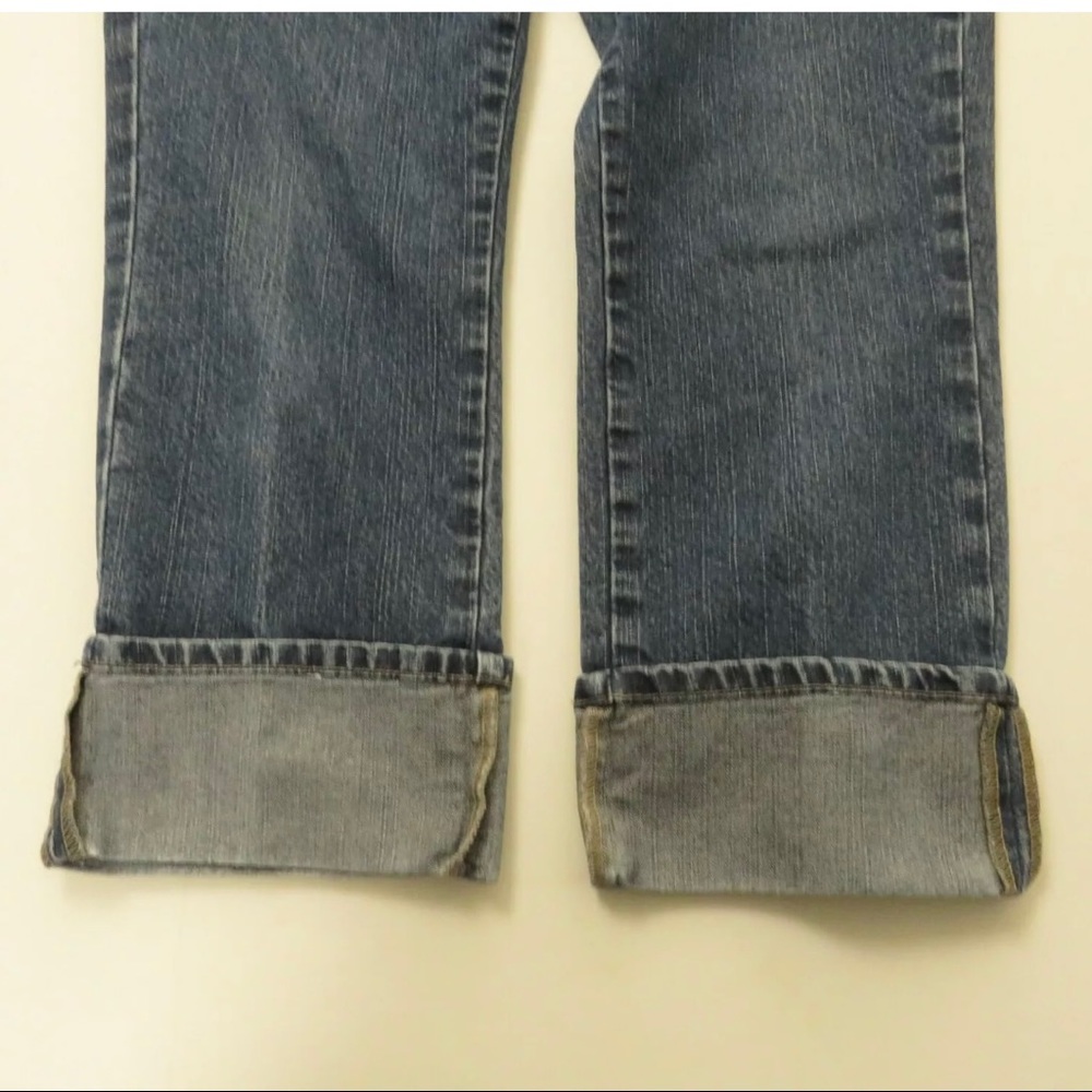 CALVIN KLEIN WOMEN'S CUFFED JEANS